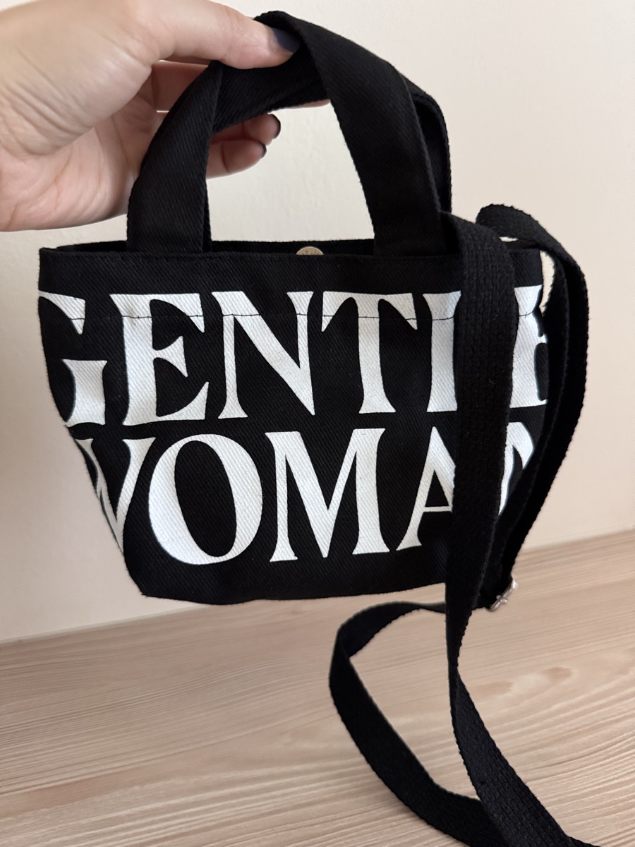 GENTLEWOMAN★GW BLACK MICRO CANVAS TOTE トート 日本未入荷 GENTLEWOMAN GW Micro Canvas Tote Bag | Webuybangkok