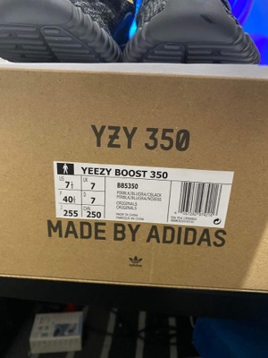 yeezy boost 350 pirate black box adidas Yeezy Boost 350 Pirate Black (2023) Sz 10.5 – Sneak City main image 0