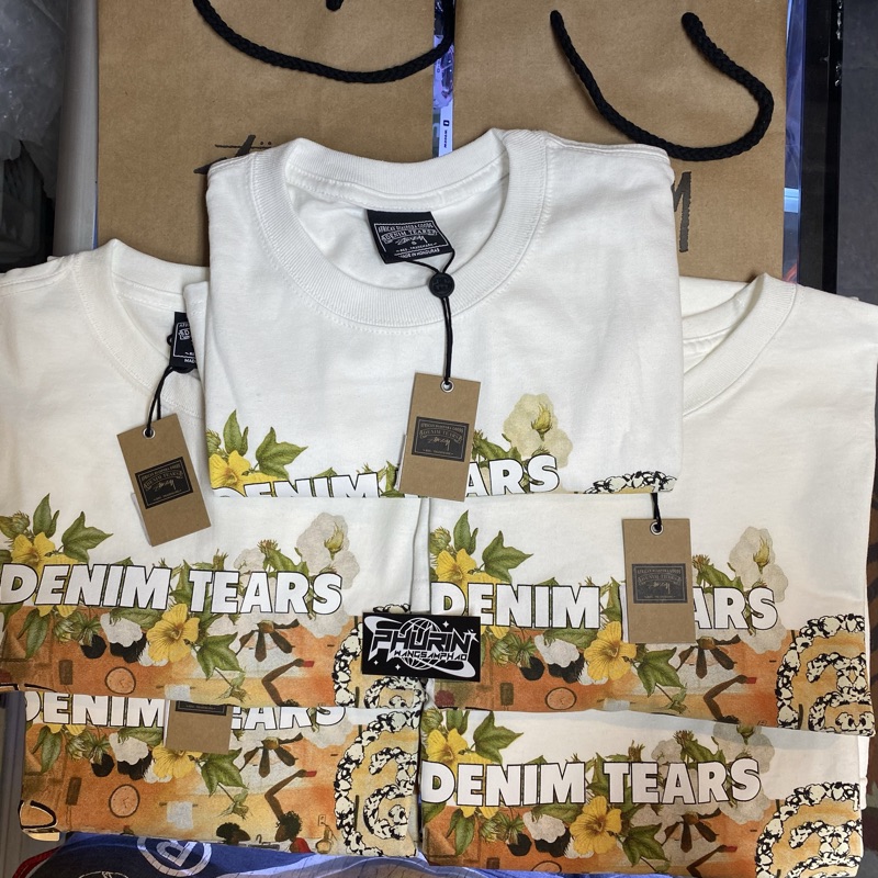 Buy Stussy & Denim Tears Annie Lee Tee White | SASOM