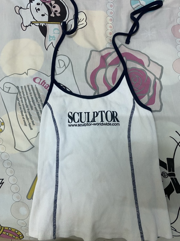 ★SCULPTOR★ Classic Tank Top White SC24S254WH Sculptor Classic Tank Top White Shop Authentic at SASOM