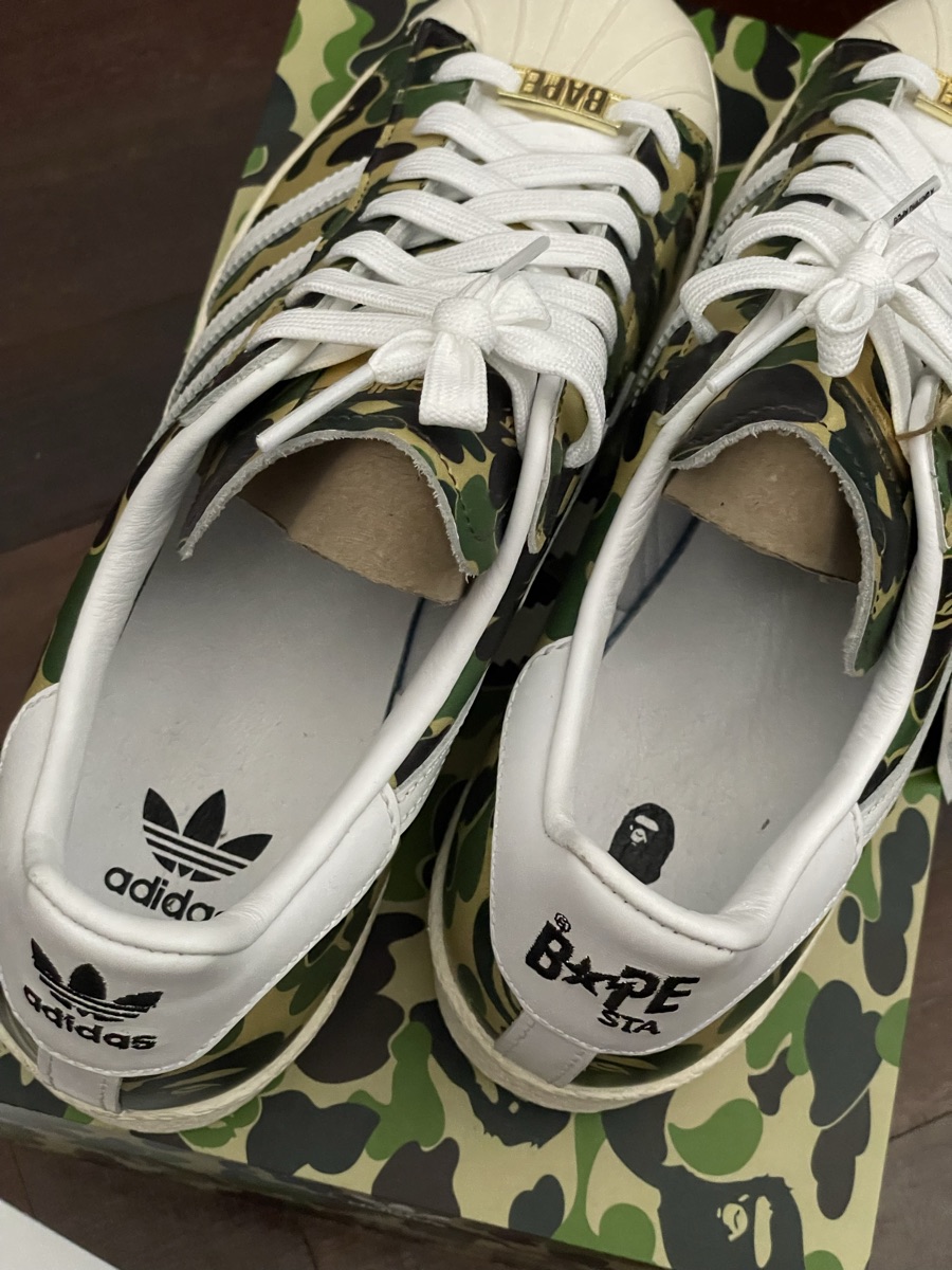 adidas gazelle silver green womens Bape x Adidas SuperStars 80's – Senseless main image 1