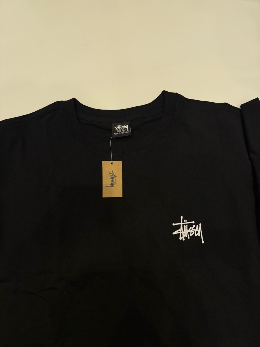 Stussy Basic Stussy Tee Black (SS24) Shop Authentic at SASOM