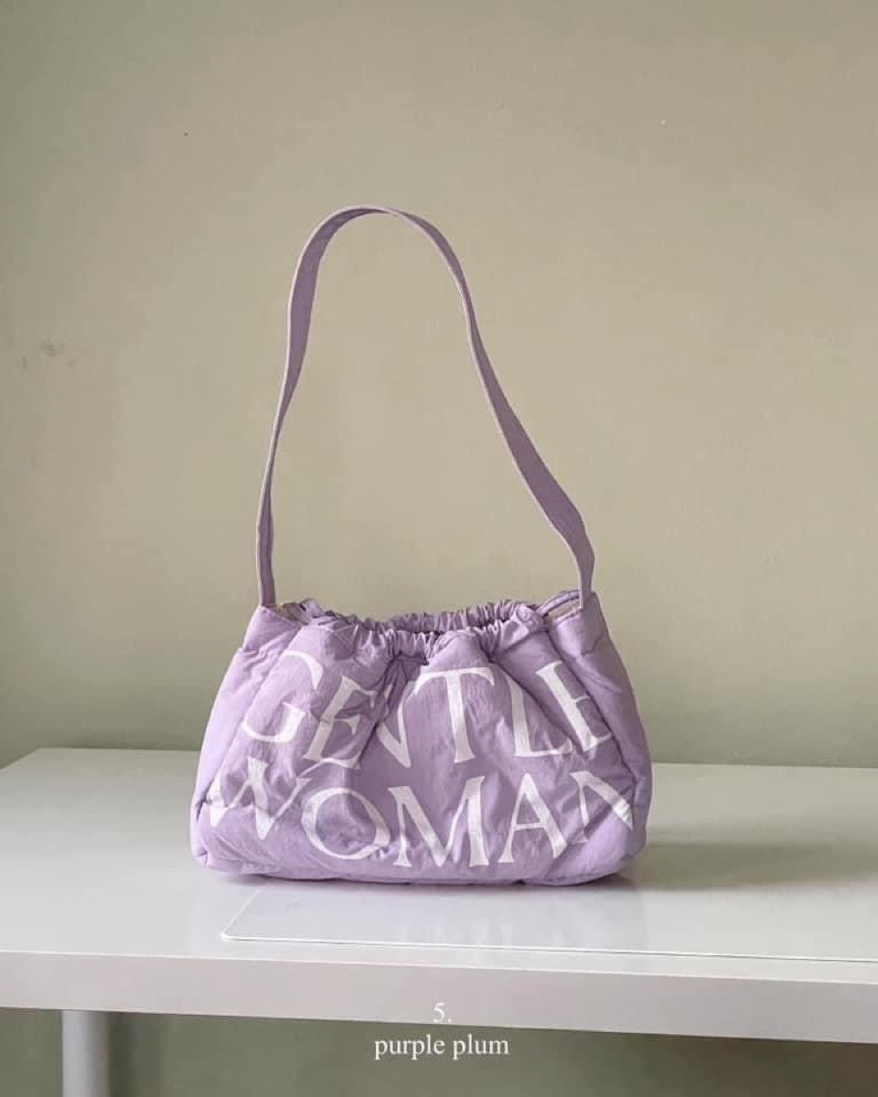 Gentlewoman Dumpling Bag Purple Plum Shop Authentic at SASOM