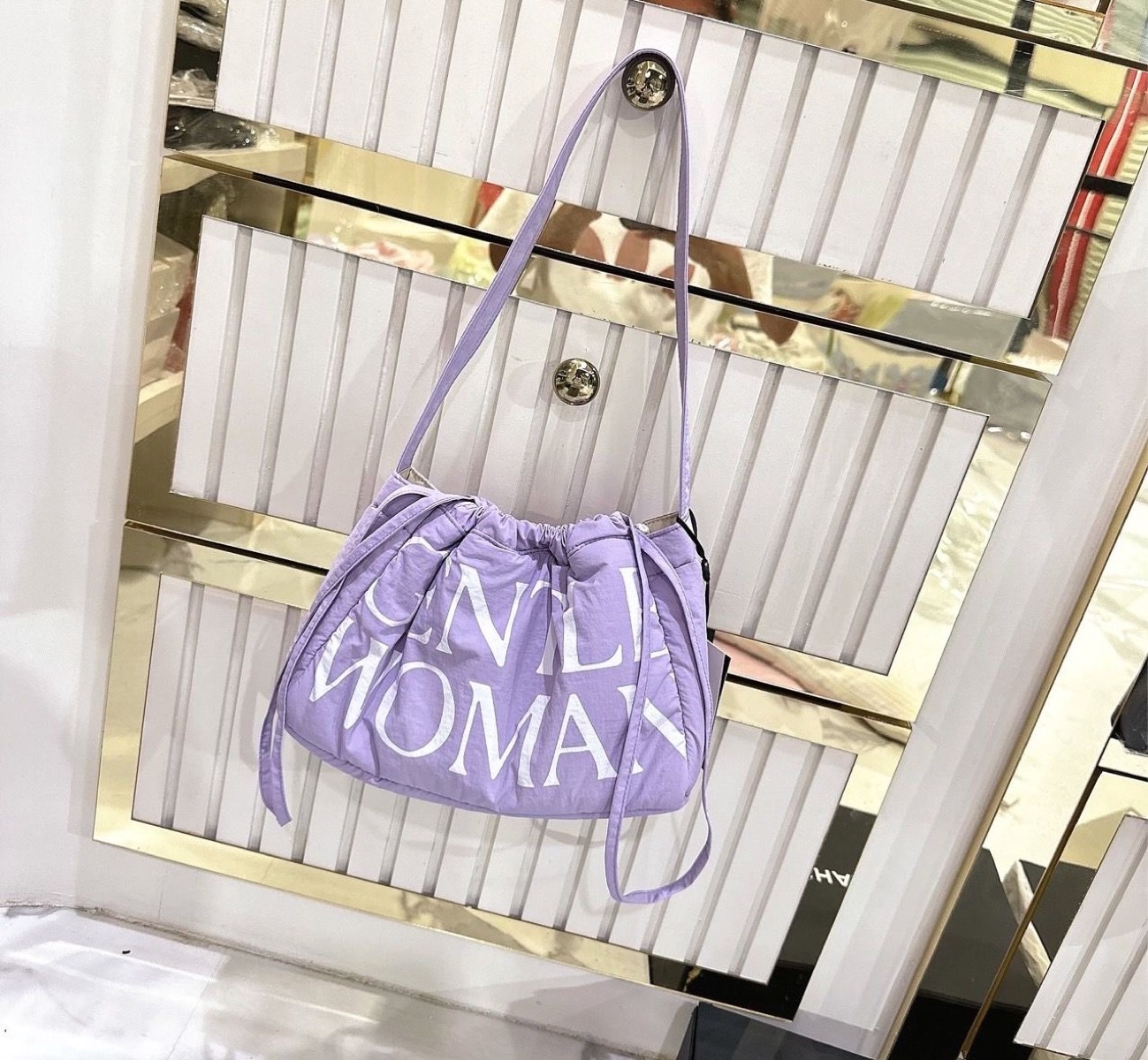 Gentlewoman Dumpling Bag Purple Plum Shop Authentic at SASOM