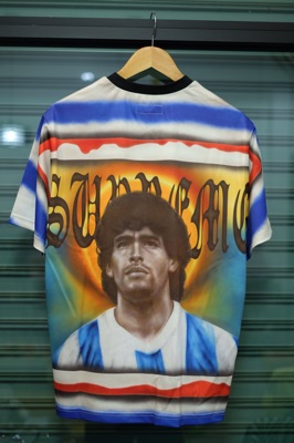 Buy Supreme Maradona Soccer Jersey Multicolor (SS24) | SASOM