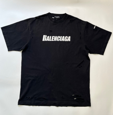 新色【BALENCIAGA】CAPS DESTROYED Tシャツ 新色【BALENCIAGA】CAPS DESTROYED Tシャツ