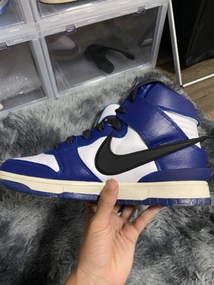 Buy Sell Nike Dunk High AMBUSH Deep Royal 100% Authentic
