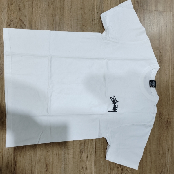 Stussy Burning Stock Tee White Shop Authentic at SASOM Stussy Burning Stock Tee White Shop Authentic at SASOM