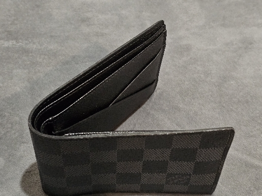 Shop Louis Vuitton DAMIER GRAPHITE Multiple wallet (N62663) by Shabondama