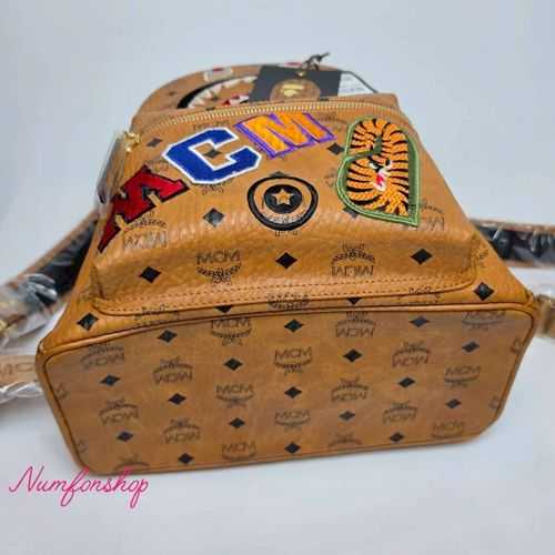 Buy MCM X BAPE Shark Stark Backpack in Visetos | SASOM