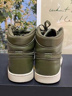 air jordan 1 retro high og olive canvas