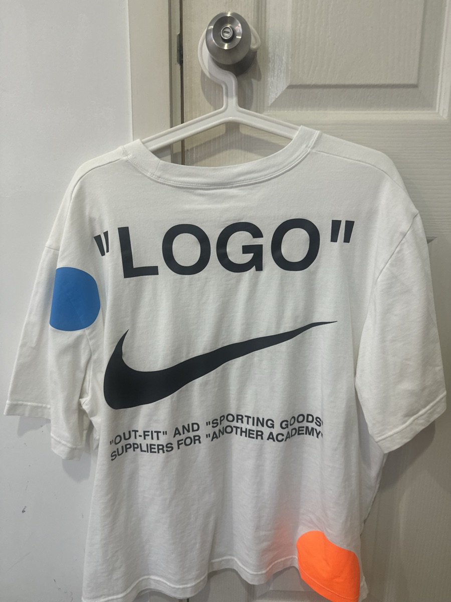 off white nike mercurial t shirt