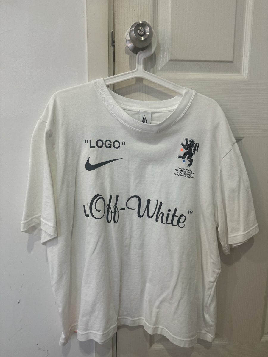 off white nike mercurial t shirt