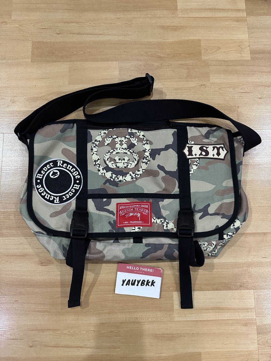 バッグ Stussy x Denim Tears Messenger Bag Camo Buy Stussy x Denim Tears Messenger Bag 'Camo' - 334114 CAMO