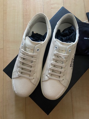 RvceShops Revival, Saint Laurent Court Classic SL 39 mid-top sneakers  Bianco