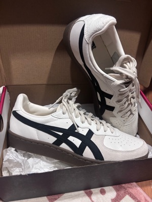Onitsuka Tiger GSM 24cm ホワイト×ブラック Onitsuka Tiger GSM White Black Men's - D5K2Y-0190 - US