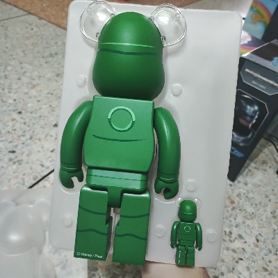 BE@RBRICK - 希少 BE@RBRICK GREEN ARMY MEN 100％ &amp; 400％ Rare BE RBRICK GREEN ARMY MEN 100 400 | eBay