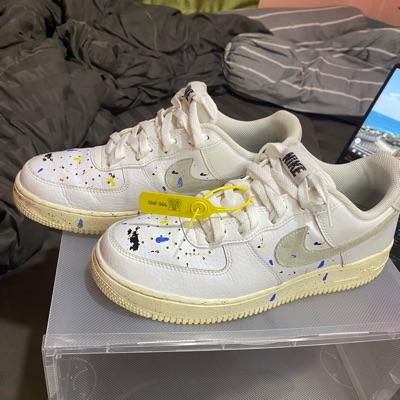 Nike trainer Air Force 1 Low 07 LV8 Paint Splatter White CZ0339 -  StclaircomoShops - nike lunar 180 ultramarine black hair blue dress - 100