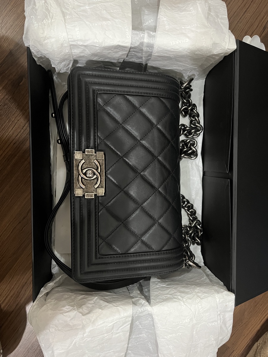Chanel Boy Chanel Handbag Shop Authentic at SASOM
