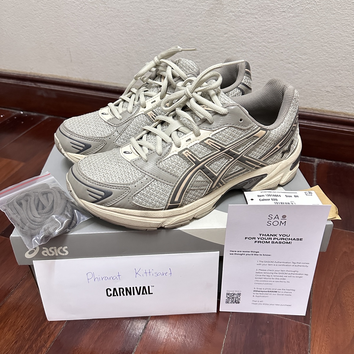 สนีกเกอร์ Asics x I4P Gel-1130 Glacier Grey Mink | SASOM