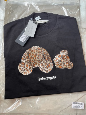 SASOM  apparel Palm Angels Leopard Bear T-Shirt Black Check the latest  price now!