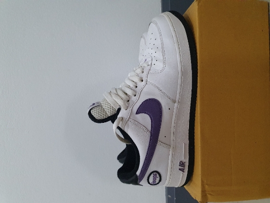 2022 Nike Air Force 1 Low “Hoops” White/Canyon Purple-Black DH7440