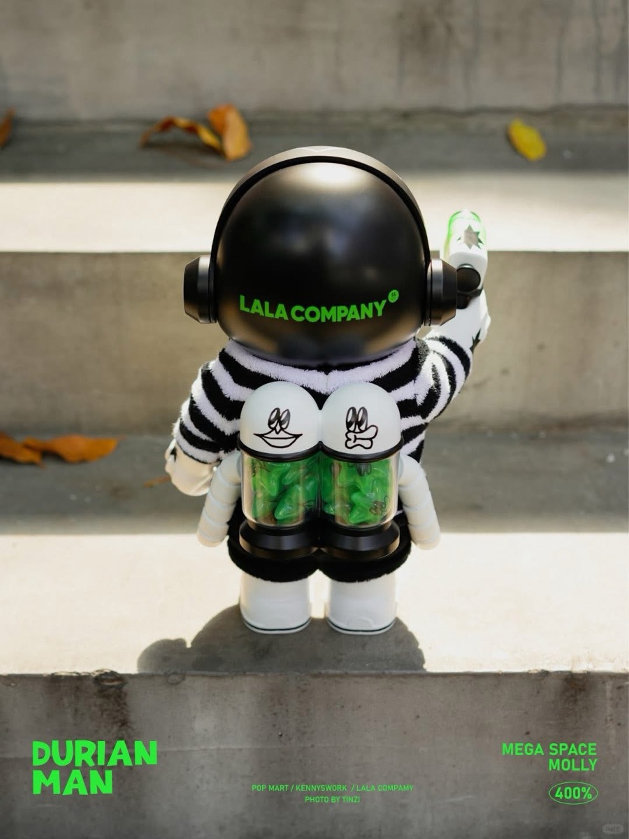 Pop Mart Mega Space Molly 400% Lala Company Durian Man