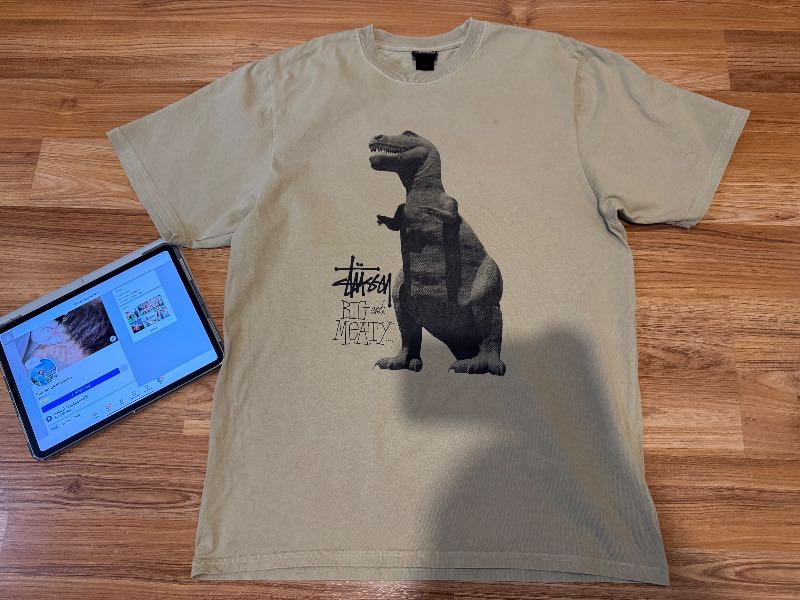 Buy Stussy Big & Meaty Tee Pigment Dyed Elm | SASOM