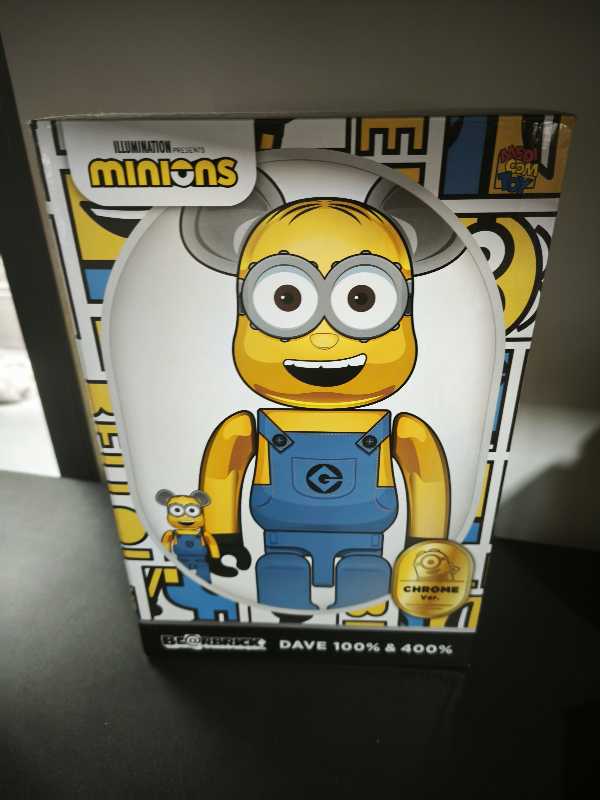 BE@RBRICK DAVE CHROME Ver. 100％ & 400％ | ของแท้ ราคาดีที่สุด
