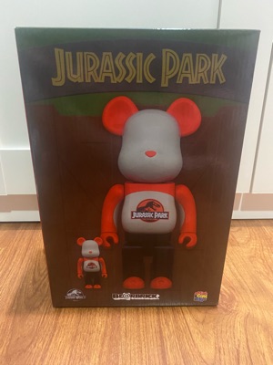 BE@RBRICK Jurassic Park 400% + 100% | ของแท้ ราคาดีที่สุด