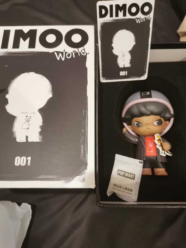 เช็คการ์ด) Pop Mart Dimoo x Jean-Michel Basquiat 001