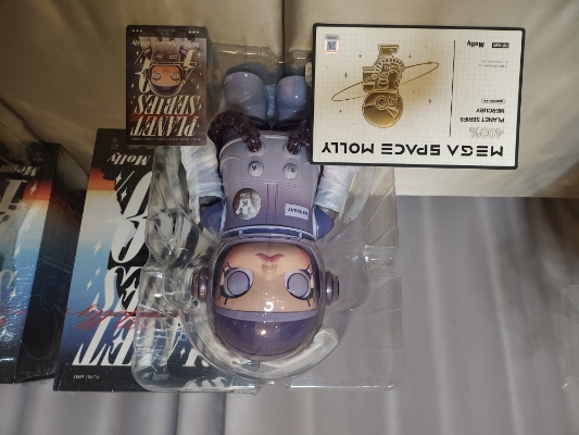 เช็คการ์ด) Pop Mart Mercury (Mega Space Molly Planet Series