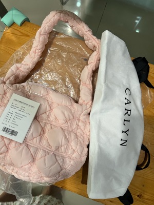 Buy Carlyn Soft M In Nylon With Gold Hardware Pink | SASOM