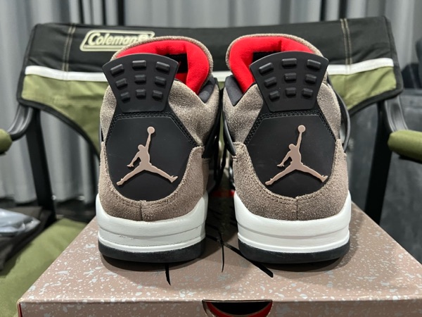 jordan 4 taupe haze fake vs real