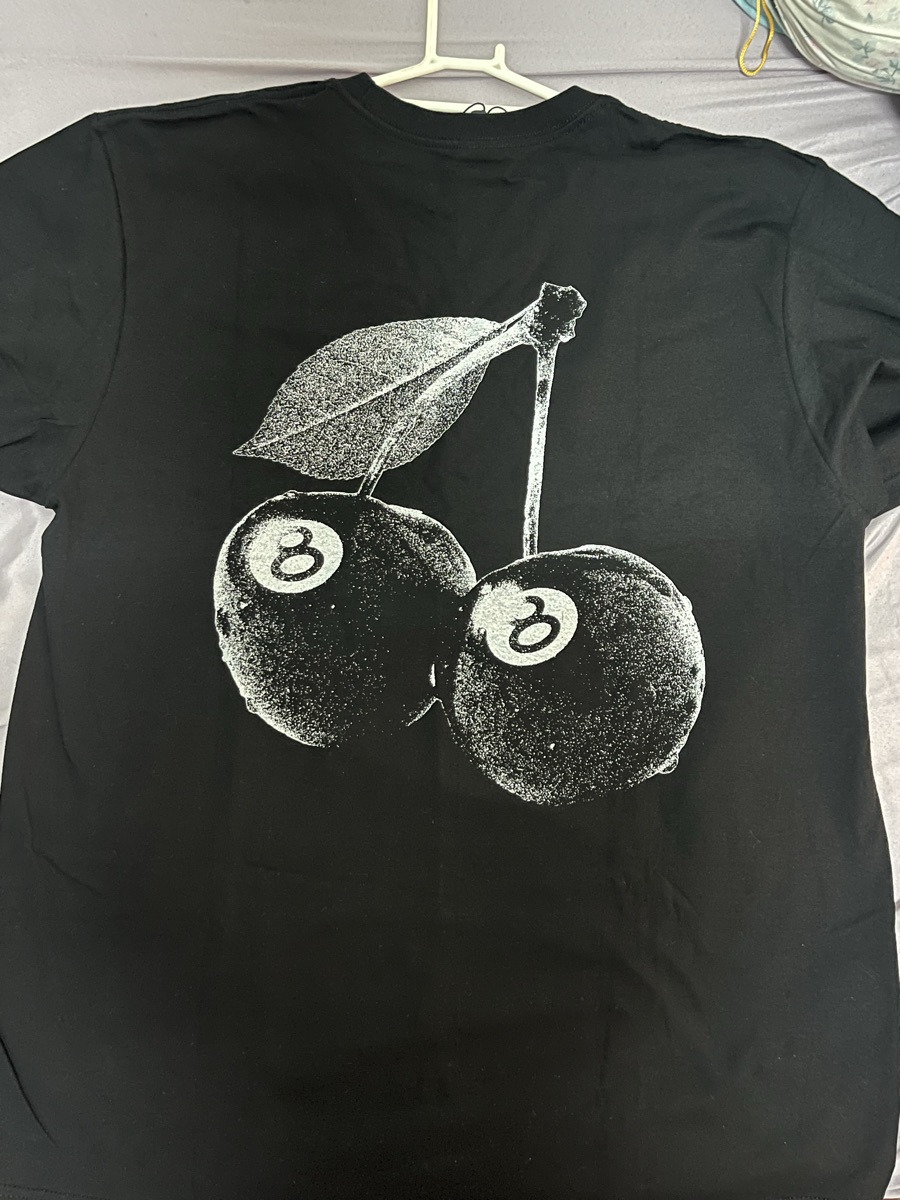 Stussy Cherries Tee Black Shop Authentic at SASOM Stussy Cherries Tee Black Shop Authentic at SASOM