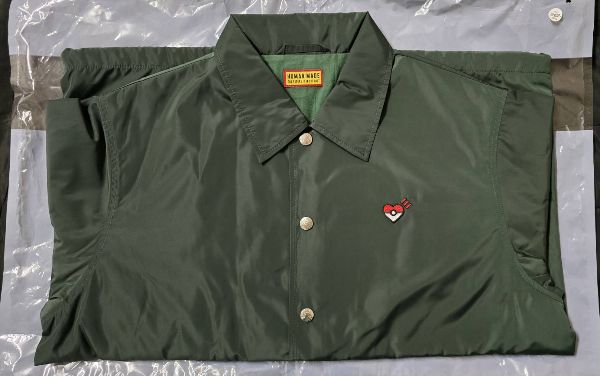 Human Made Pokemon Made Coach Jacket x Pokemon Green