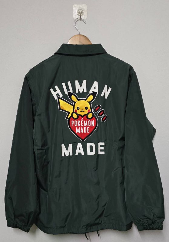 Human Made Pokemon Made Coach Jacket x Pokemon Green