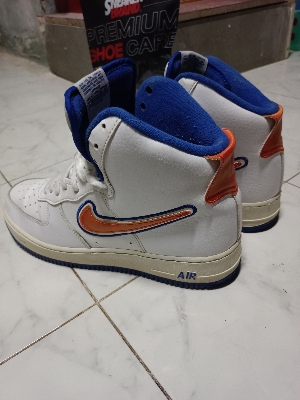 SASOM  Nike Air Force 1 High Sport NBA White Team Orange Game Royal