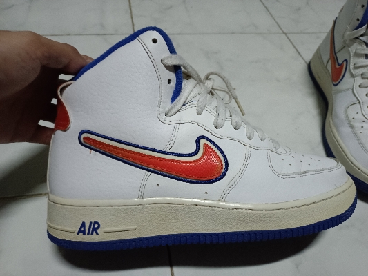 SASOM  Nike Air Force 1 High Sport NBA White Team Orange Game Royal