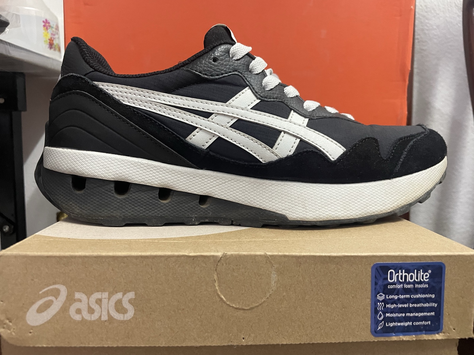 Asics Jogger X81 Black Glacier Grey Men\'s US 10 1201A744-001 JOGGER X81 main image 3