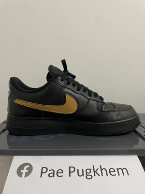 air force 1 black metallic gold removable swoosh pack