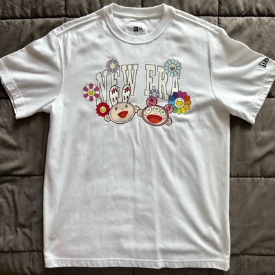 New Era x Takashi Murakami Kaikai Kiki Relaxed Fit S/S Tee White