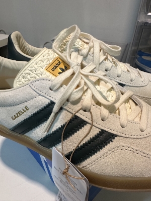 adidas Gazelle Indoor Off White Dark Green | SASOM