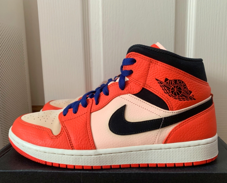 Buy Sell Jordan Mid Team Orange Black 100% Authentic