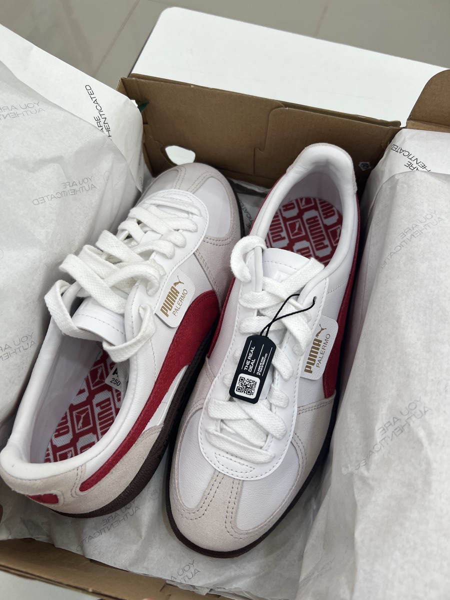 Puma Palermo Lth - White-Vapor main image 1
