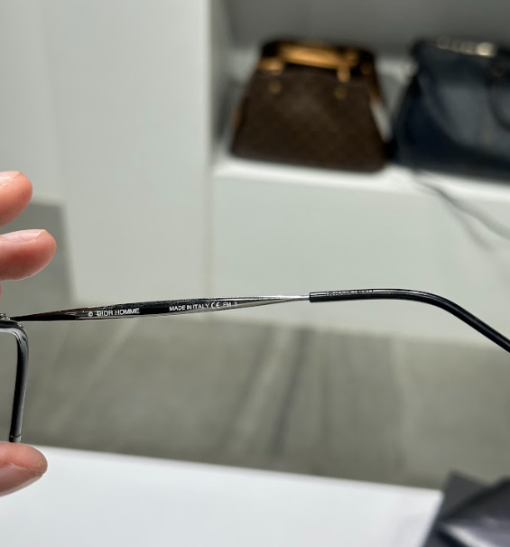 Dior sunglasses In Black Metal With Grey Lenses | ของแท้
