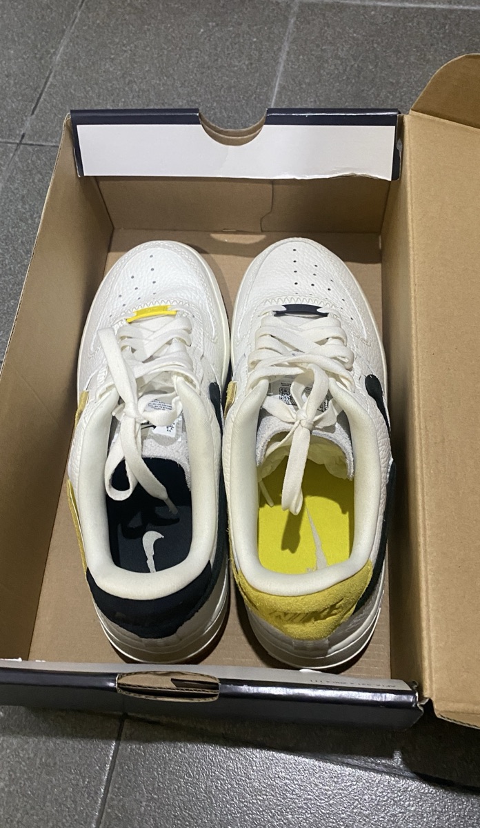 Nike Air Force 1 Vandalised LXX Sail/Green & Black/Yellow Nike Wmns Air Force 1 '07 LXX 'Vandalized' | SASOM