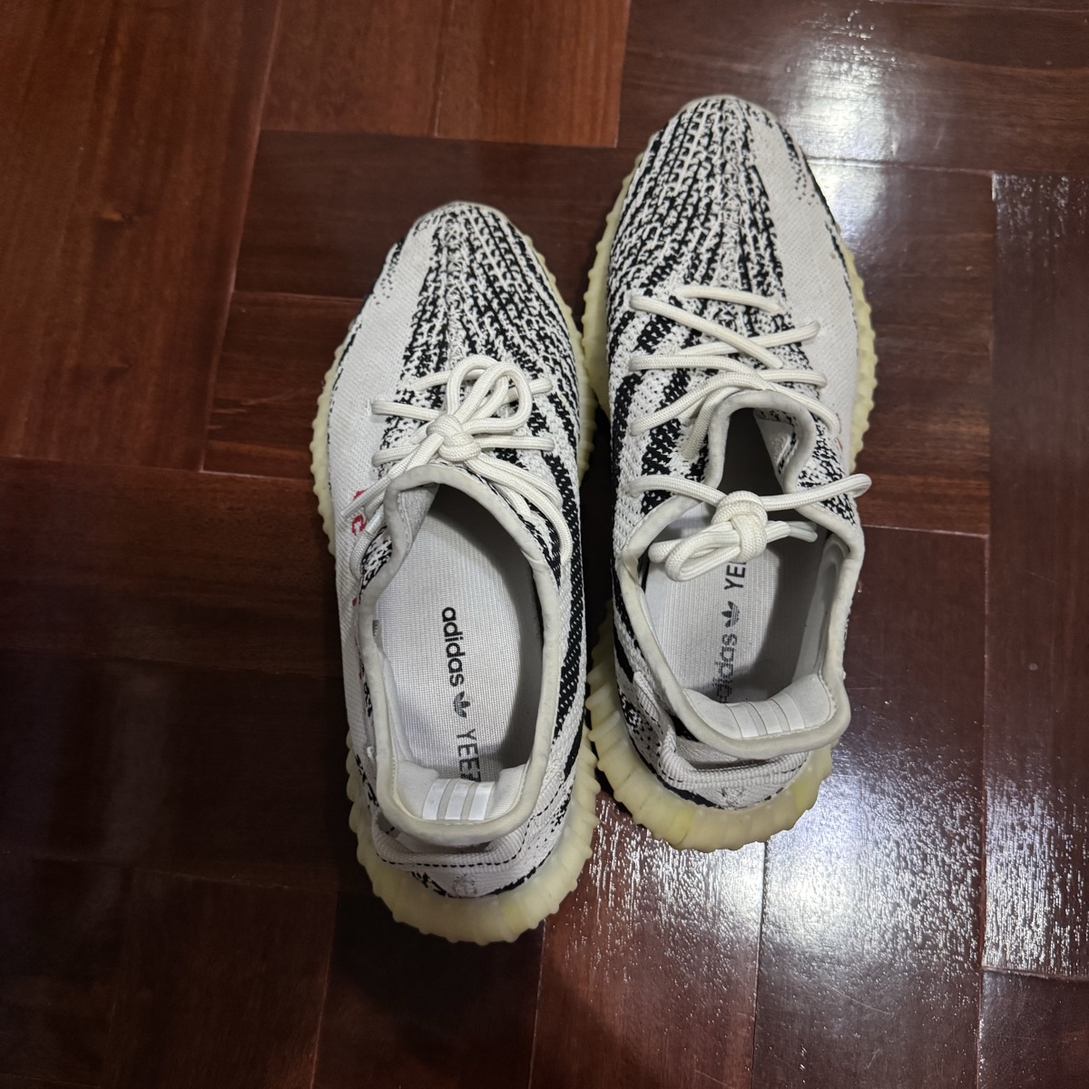 adidas gazelle silver green womens Yeezy 350 V2 Zebra (CP9654) – Prime main image 0