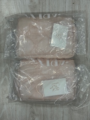 Carlyn Luke Bag In Nylon With Silver Hardware Peach | ของแท้