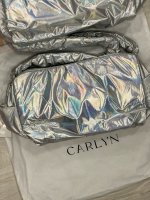 Buy Carlyn Russ In Polyester-PU Glow Silver | SASOM